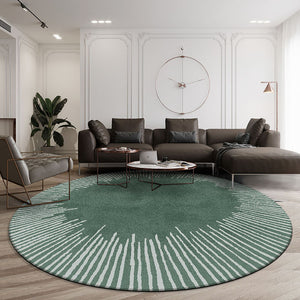 Arbus Modern Yellow Round Rug - Staunton and Henry