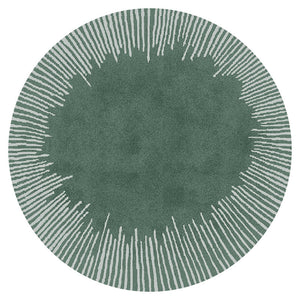 Arbus Modern Yellow Round Rug - Staunton and Henry