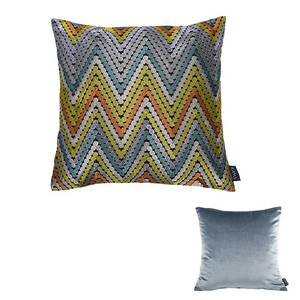 Chevron Pattern Throw Cushions - Staunton and Henry