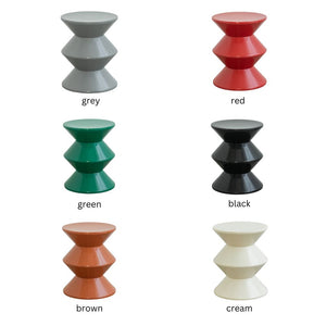 Zig Zag Style Acrylic Stool - Staunton and Henry