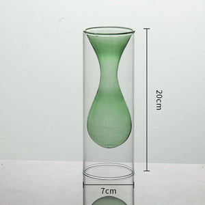 Inside Out Double Walled Glass Vase - Staunton and Henry