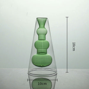 Inside Out Double Walled Glass Vase - Staunton and Henry