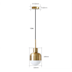 Modern Brass Glow Pendant Light - Staunton and Henry