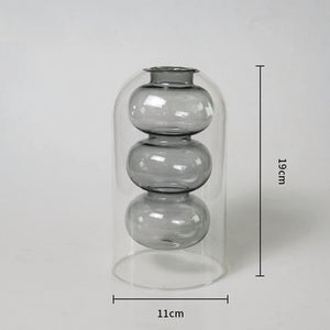 Inside Out Double Walled Glass Vase - Staunton and Henry