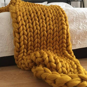 Chunky Knit Throw Blanket - Staunton and Henry