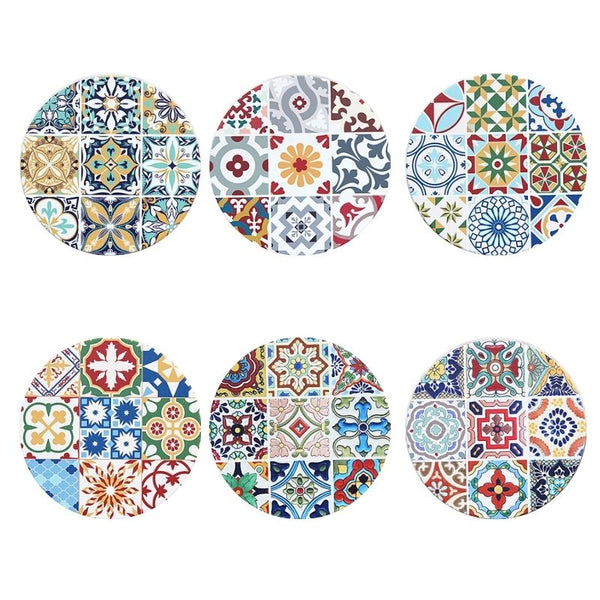 Mediterranean Tile Place Mats - Set of 6 - Staunton and Henry