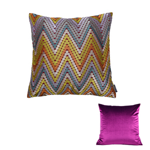 Chevron Pattern Throw Cushions - Staunton and Henry
