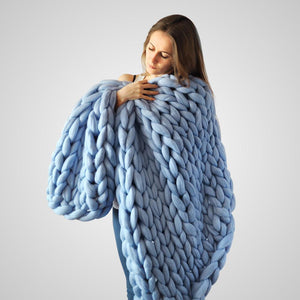 Chunky Knit Throw Blanket - Staunton and Henry