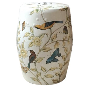 Modern Chinese Ceramic Hand-Painted Stool - Staunton and Henry