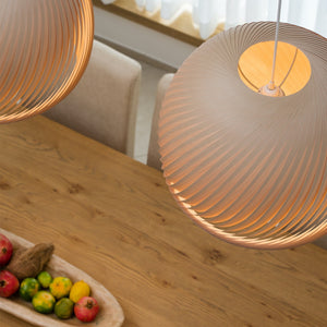 Studio Vayehi Wind Wood Veneer Ceiling Light - Staunton and Henry