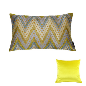 Chevron Pattern Throw Cushions - Staunton and Henry