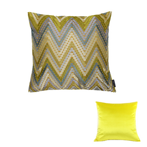Chevron Pattern Throw Cushions - Staunton and Henry